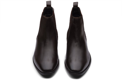 CHELSEA BOOTS - BROWN LEATHER SHOES