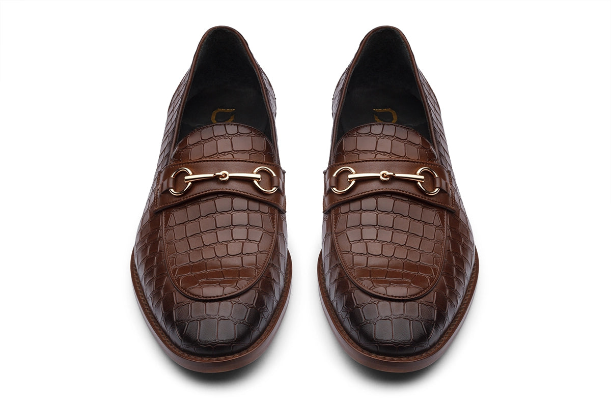 STOCKHOLM - CHESTNUT BROWN LEATHER SHOES