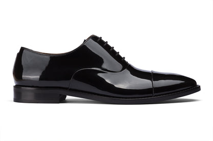 MUNICH - GLOSSY PATENT BLACK LEATHER SHOES