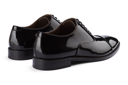 MUNICH - GLOSSY PATENT BLACK LEATHER SHOES