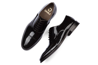 MUNICH - GLOSSY PATENT BLACK LEATHER SHOES