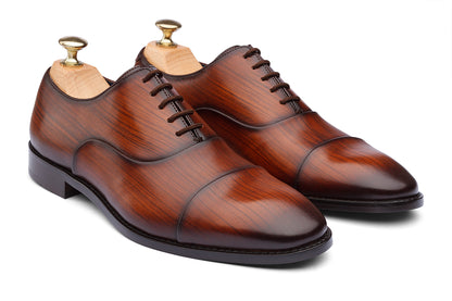 HAMBURG - WOODBERRY TAN HAND PATINA LEATHER SHOES