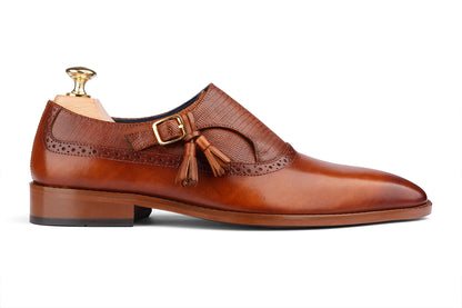 ARTURO - WOODBERRY TAN HAND PATINA LEATHER SHOES