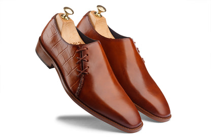 BOGOTA - WOODBERRY TAN HAND PATINA LEATHER SHOES