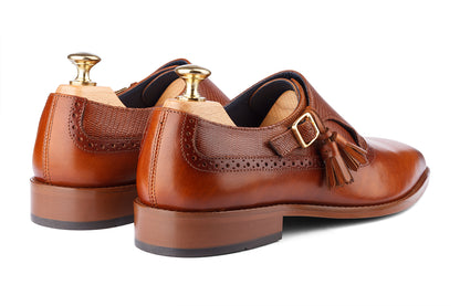 ARTURO - WOODBERRY TAN HAND PATINA LEATHER SHOES