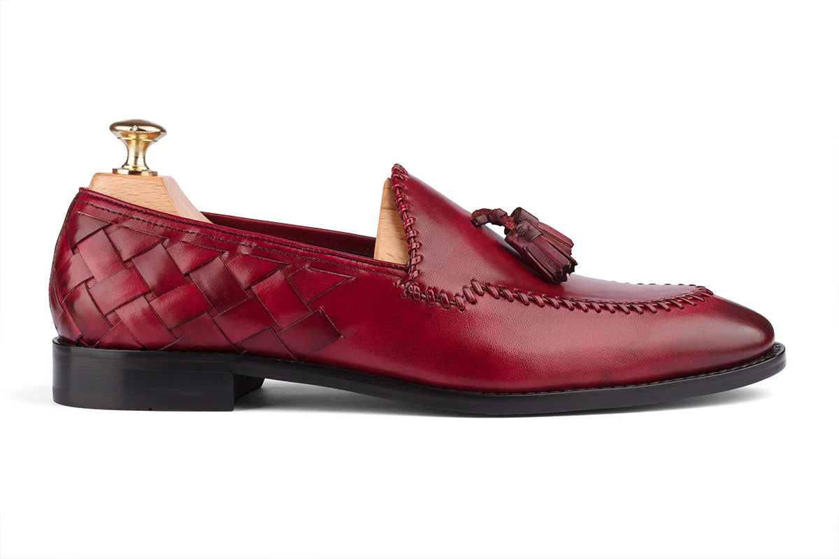 MILANO - BORDO HAND PATINA LEATHER SHOES