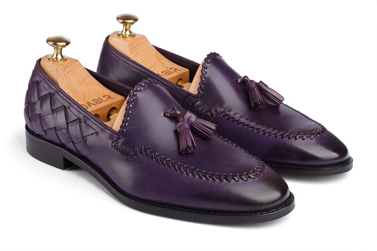 MILANO - VIOLA HAND PATINA LEATHER SHOES