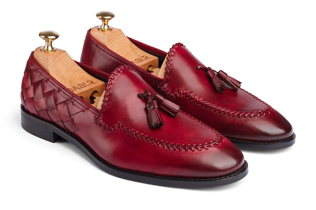 MILANO - BORDO HAND PATINA LEATHER SHOES