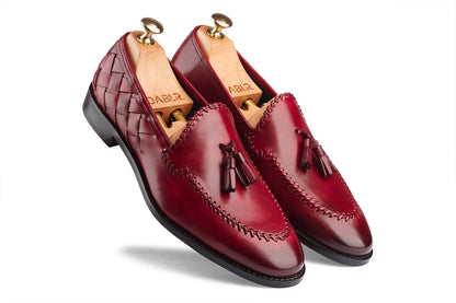 MILANO - BORDO HAND PATINA LEATHER SHOES