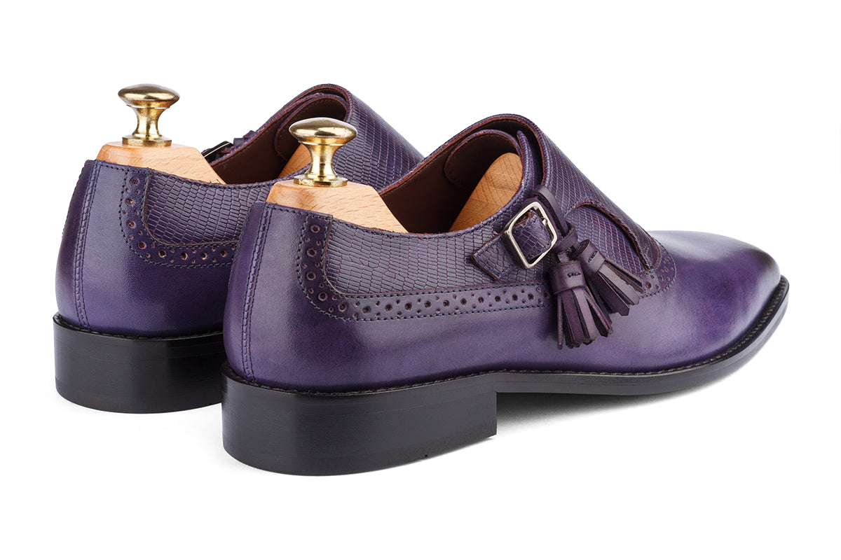 ARTURO - VIOLA HAND PATINA LEATHER SHOES