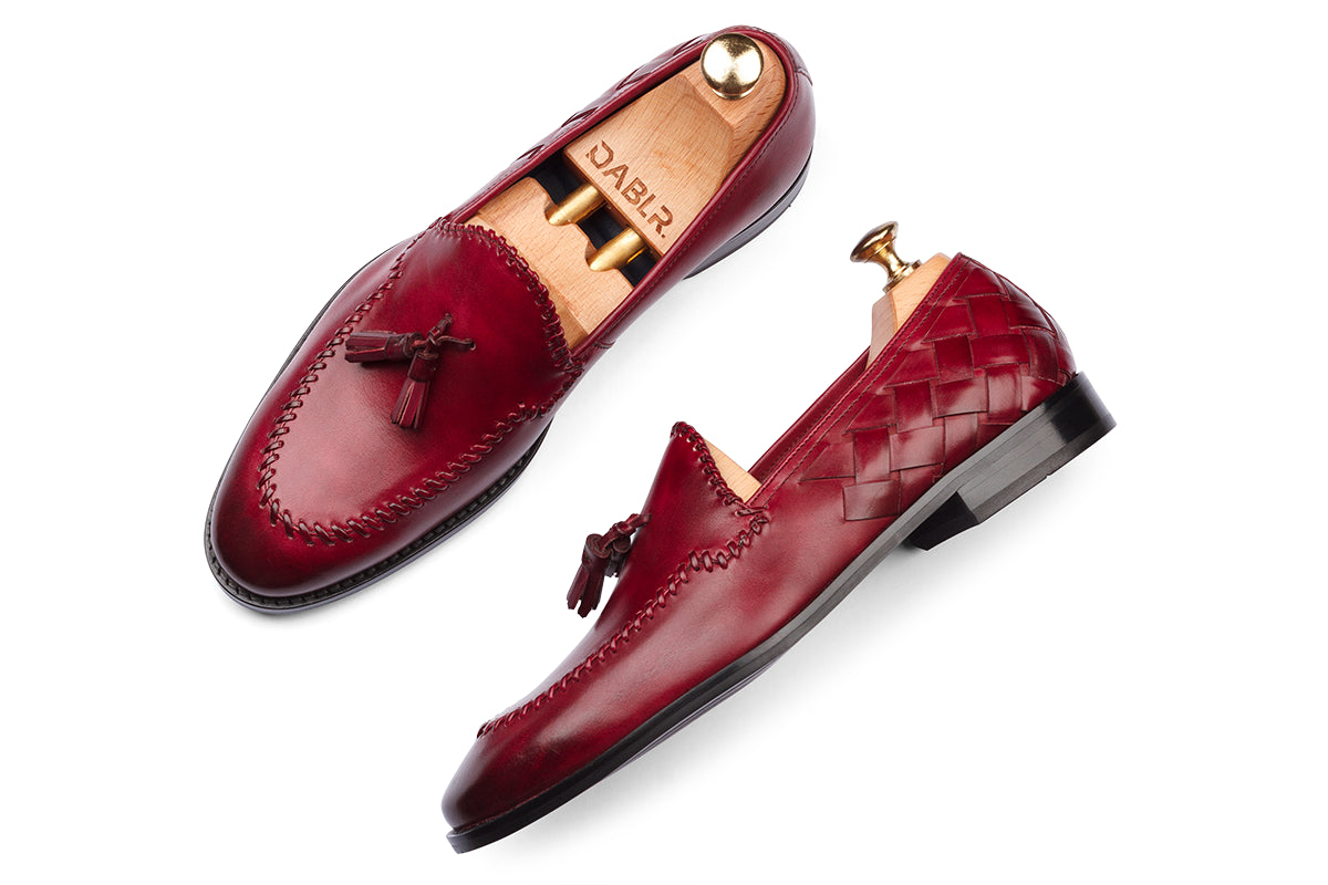 MILANO - BORDO HAND PATINA LEATHER SHOES