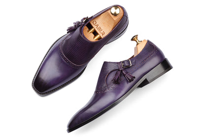 ARTURO - VIOLA HAND PATINA LEATHER SHOES