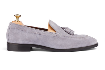 FLORENCE - COOL GREY SUEDE LEATHER SHOES