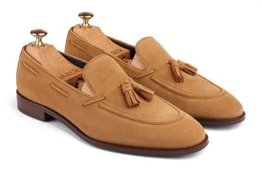 FLORENCE - TAN SUEDE LEATHER SHOES