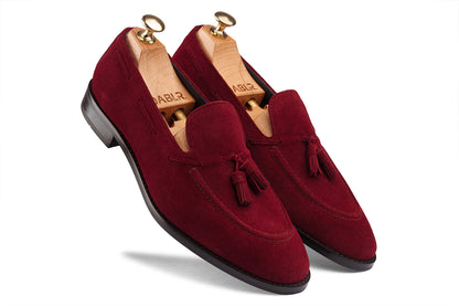 FLORENCE - MAROON SUEDE LEATHER SHOES