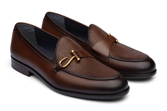 BELGRADE - CHESTNUT BROWN LEATHER SHOES