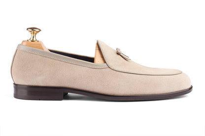 ROLLO - CAMEL CREAM SUEDE LEATHER SHOES