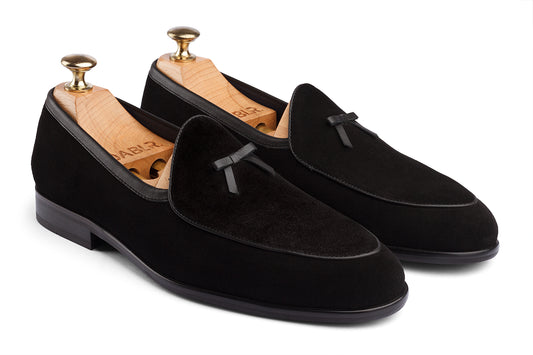 ROLLO - BLACK SUEDE LEATHER SHOES