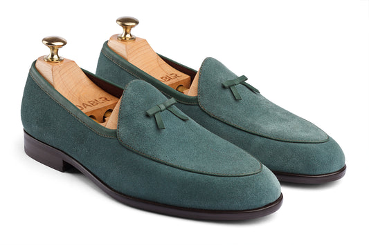 ROLLO - TEAL SUEDE LEATHER SHOES