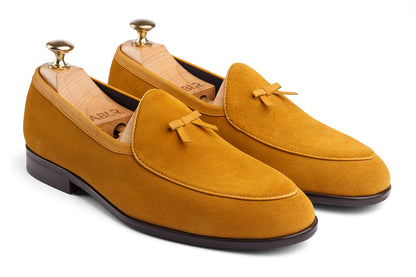 ROLLO - MUSTARD SUEDE LEATHER SHOES