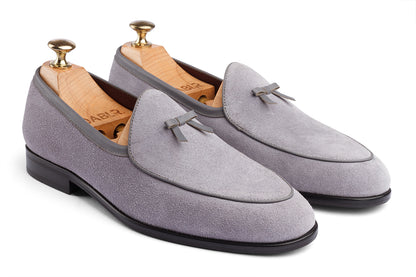 ROLLO - COOL GREY SUEDE LEATHER SHOES