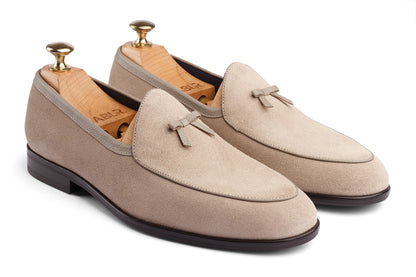 ROLLO - CAMEL CREAM SUEDE LEATHER SHOES