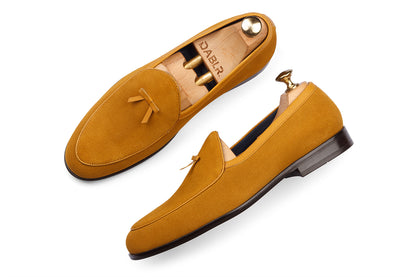 ROLLO - MUSTARD SUEDE LEATHER SHOES