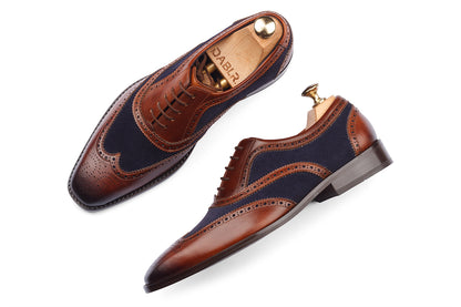 KRAKOW - WOODBERRY TAN HAND PATINA LEATHER SHOES