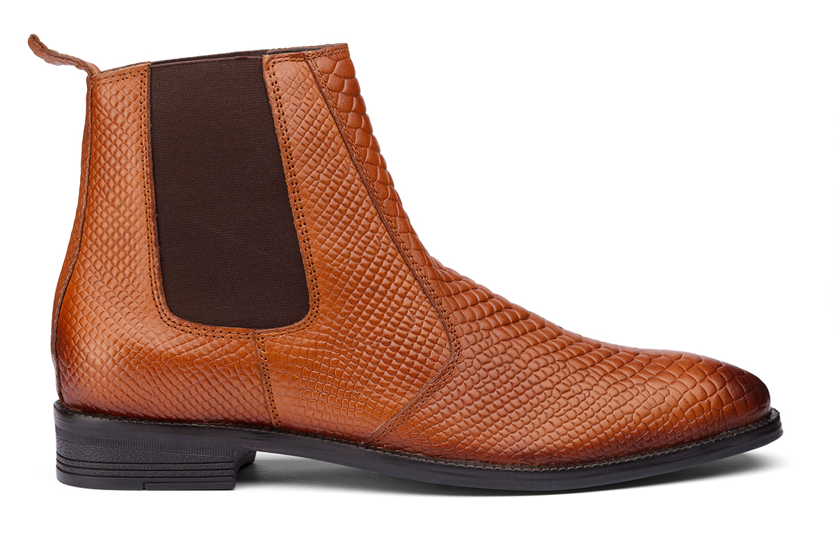 BURSA - TAN LEATHER BOOTS