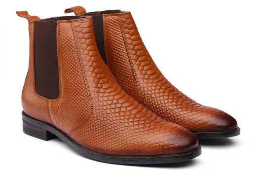 BURSA - TAN LEATHER BOOTS