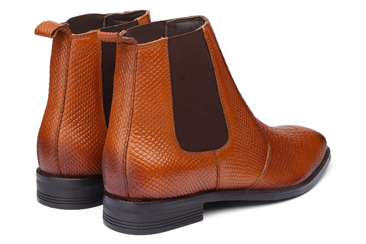 BURSA - TAN LEATHER BOOTS