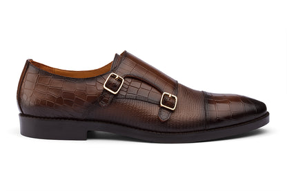 DENVER - CHESTNUT BROWN LEATHER SHOES