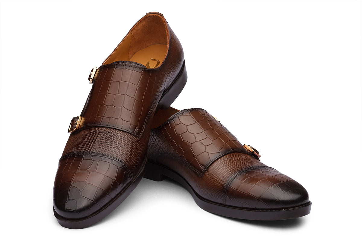 DENVER - CHESTNUT BROWN LEATHER SHOES