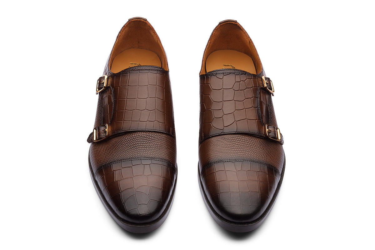 DENVER - CHESTNUT BROWN LEATHER SHOES