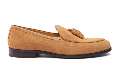 PETERSBURG - TAN SUEDE LEATHER SHOES