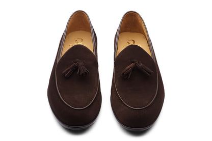 PETERSBURG - CHOCOLATE BROWN SUEDE LEATHER SHOES