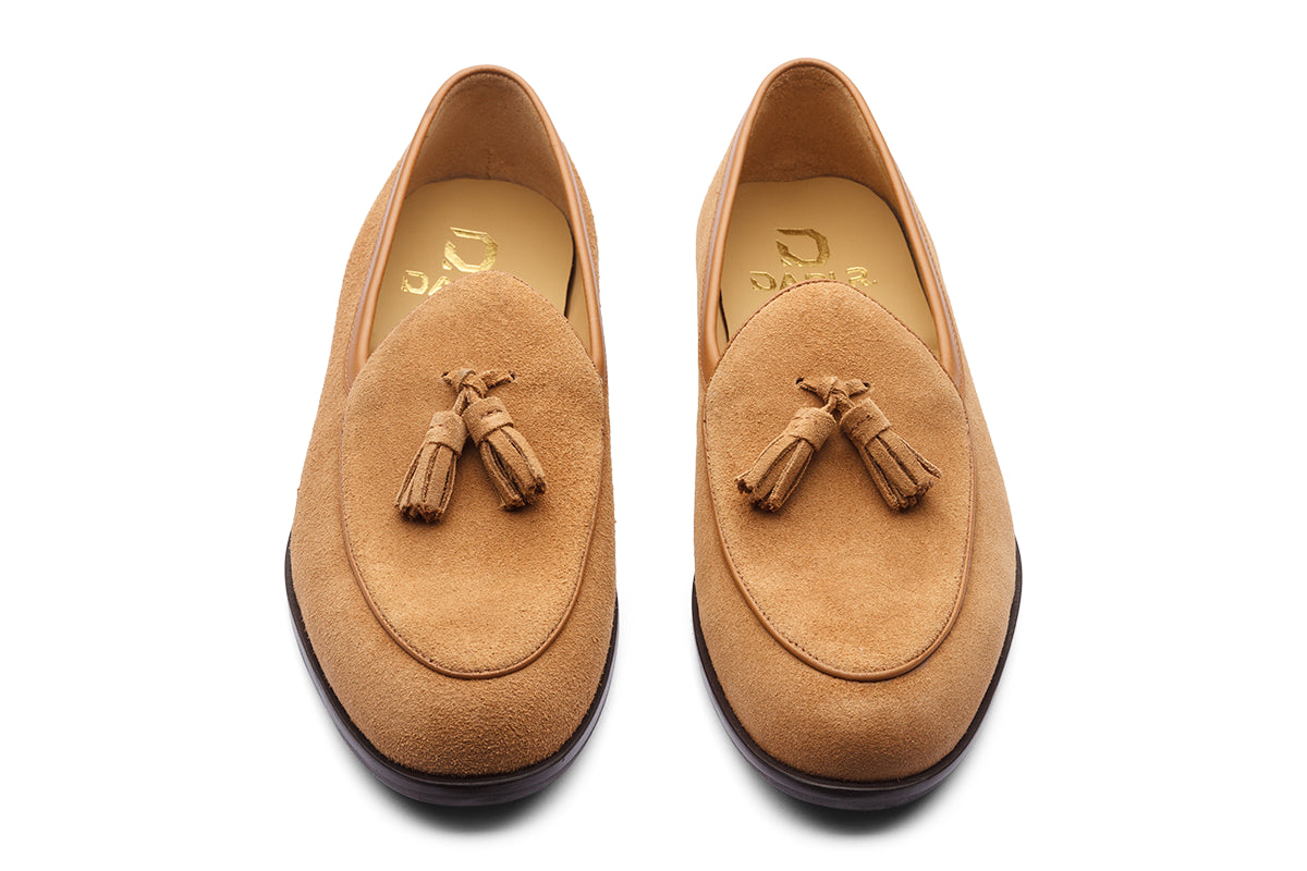 PETERSBURG - TAN SUEDE LEATHER SHOES