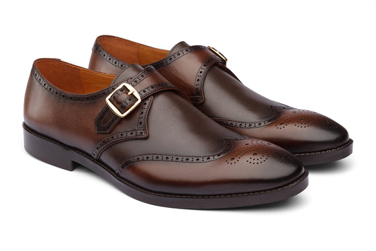 NAIROBI - CHESTNUT BROWN LEATHER SHOES