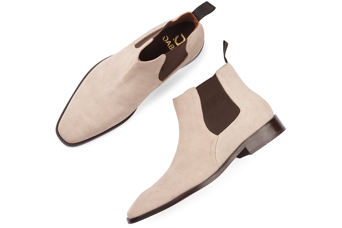BUSAN - CAMEL SUEDE LEATHER CHELSEA BOOT
