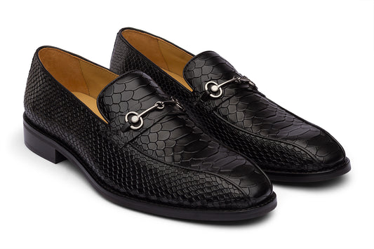 OSLO - BLACK LEATHER SHOES