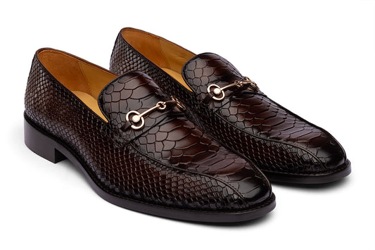 OSLO - CHESTNUT BROWN LEATHER SHOES