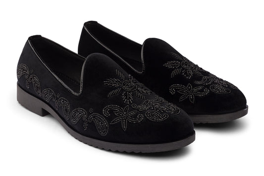 RISING FLOWER - BLACK VELVET MOJRI