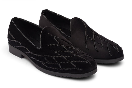 LINE SEQUENCE - BLACK VELVET SHOE