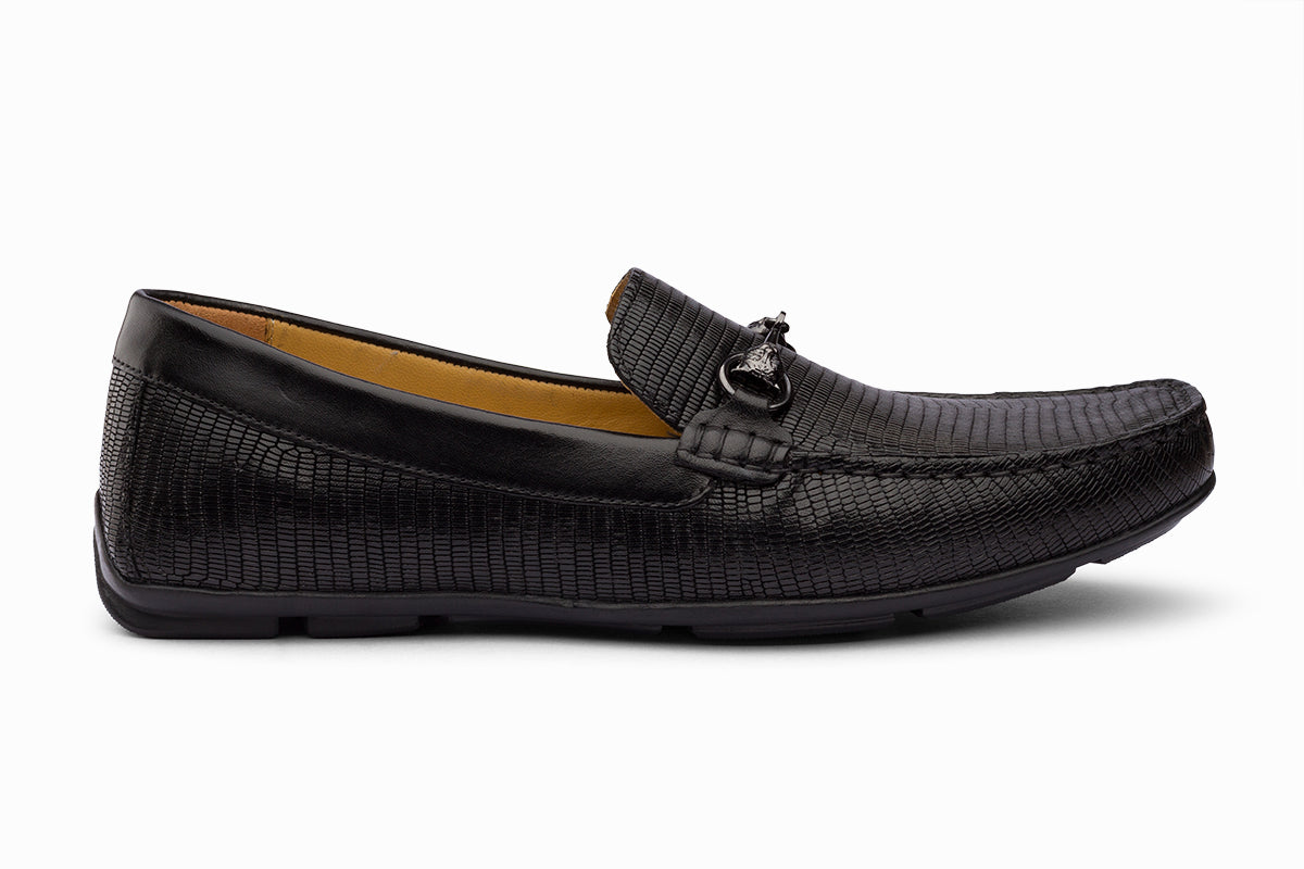 FRANKFURT - BLACK LEATHER SHOES