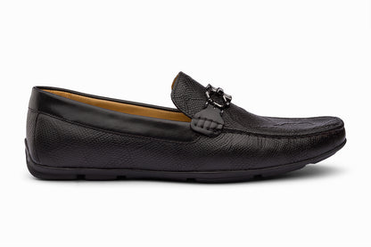 MANCHESTER - BLACK LEATHER SHOES