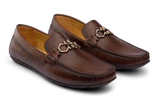 MANCHESTER - CHESTNUT BROWN LEATHER SHOES