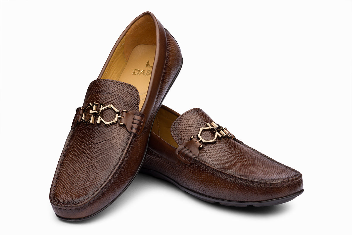 MANCHESTER - CHESTNUT BROWN LEATHER SHOES
