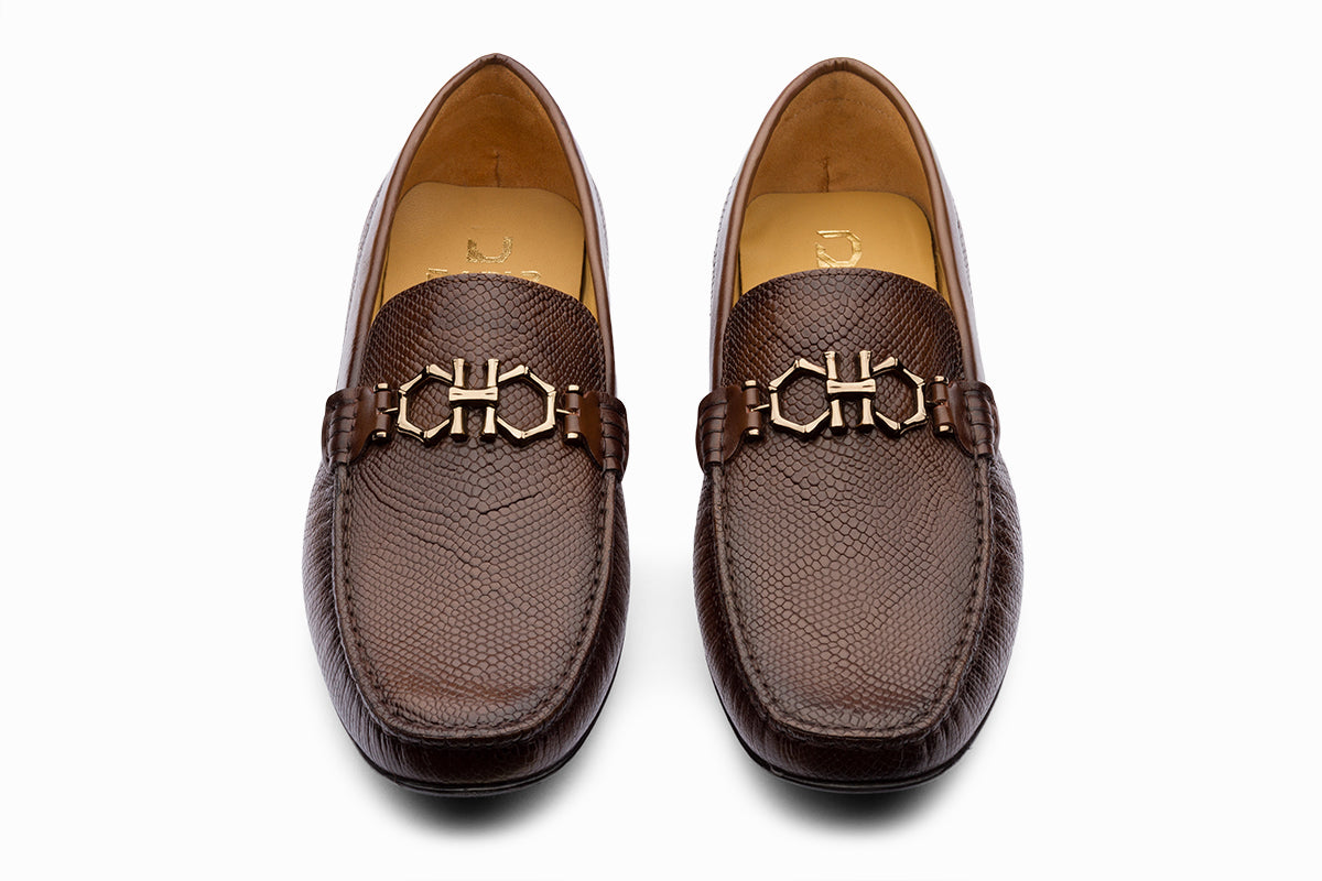 MANCHESTER - CHESTNUT BROWN LEATHER SHOES