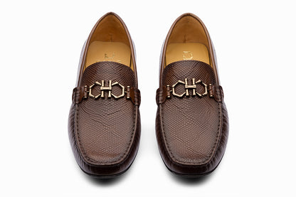 MANCHESTER - CHESTNUT BROWN LEATHER SHOES