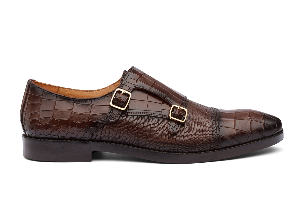 DENVER - CHESTNUT BROWN LEATHER SHOES